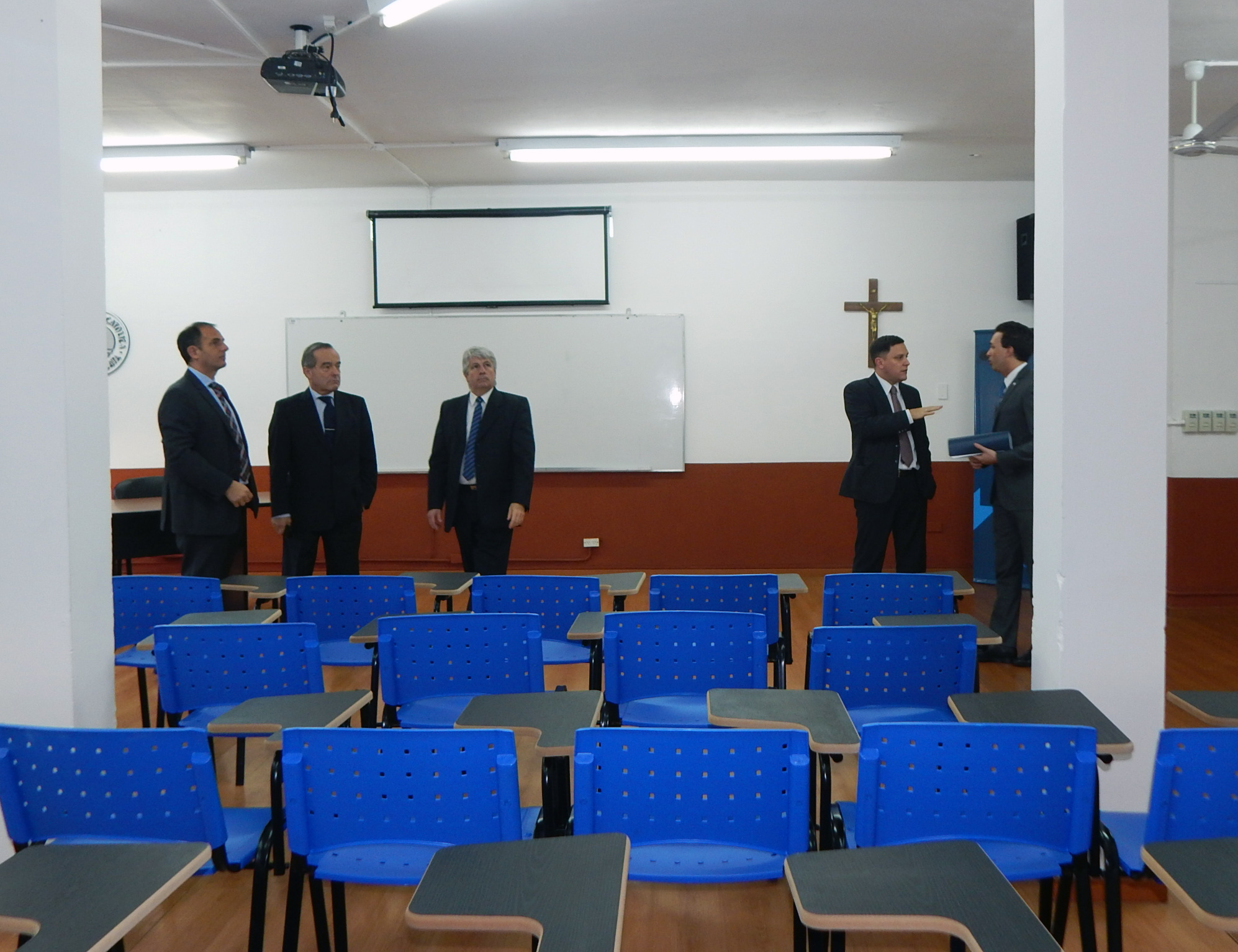 Visita de autoridades de la UCALP a la Sede Bernal