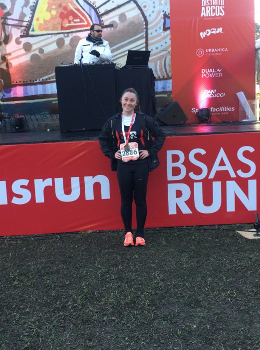 Alumna de la UCALP participó en Buenos Aires Run 2018