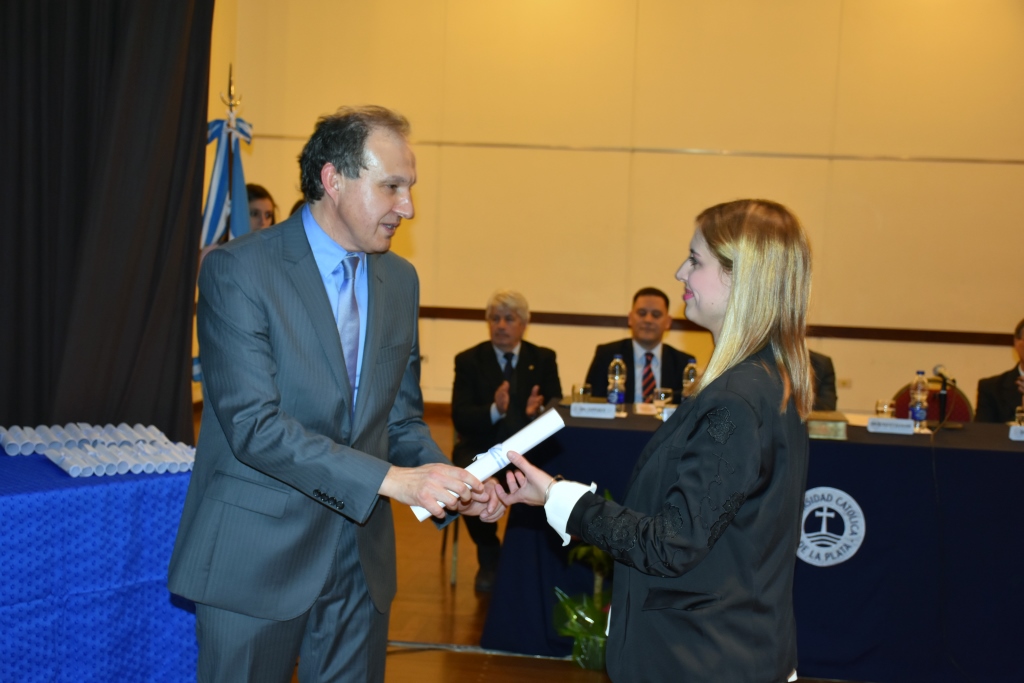 Acto de colación de grado de la Facultad de Derecho y Ciencias Políticas