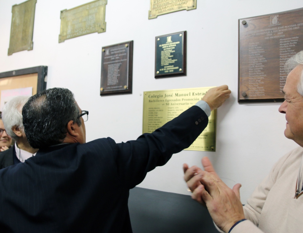 Acto conmemorativo promoción 1968 Colegio José Manuel Estrada