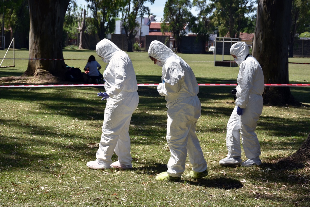 La Lic. en Criminalística realizó prácticas en el Campo de Deportes