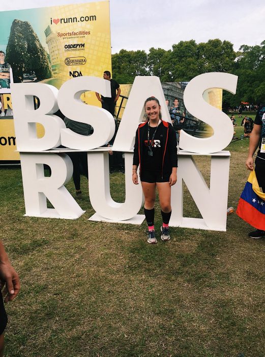 Alumna de la UCALP compitió en Buenos Aires Run