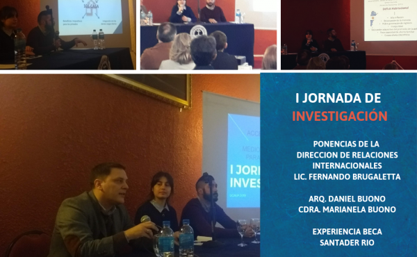 La DRI en la I Jornada de Investigación en la UCALP