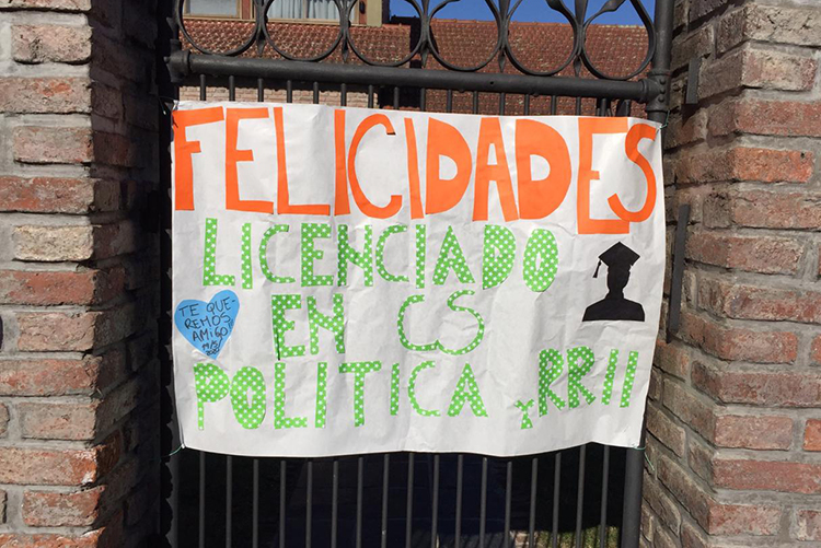 Nuevos graduados durante la cuarentena