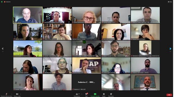 La UCALP en un nuevo encuentro de la Unidad de Vinculación Académica de Relaciones Internacionales del CRUP