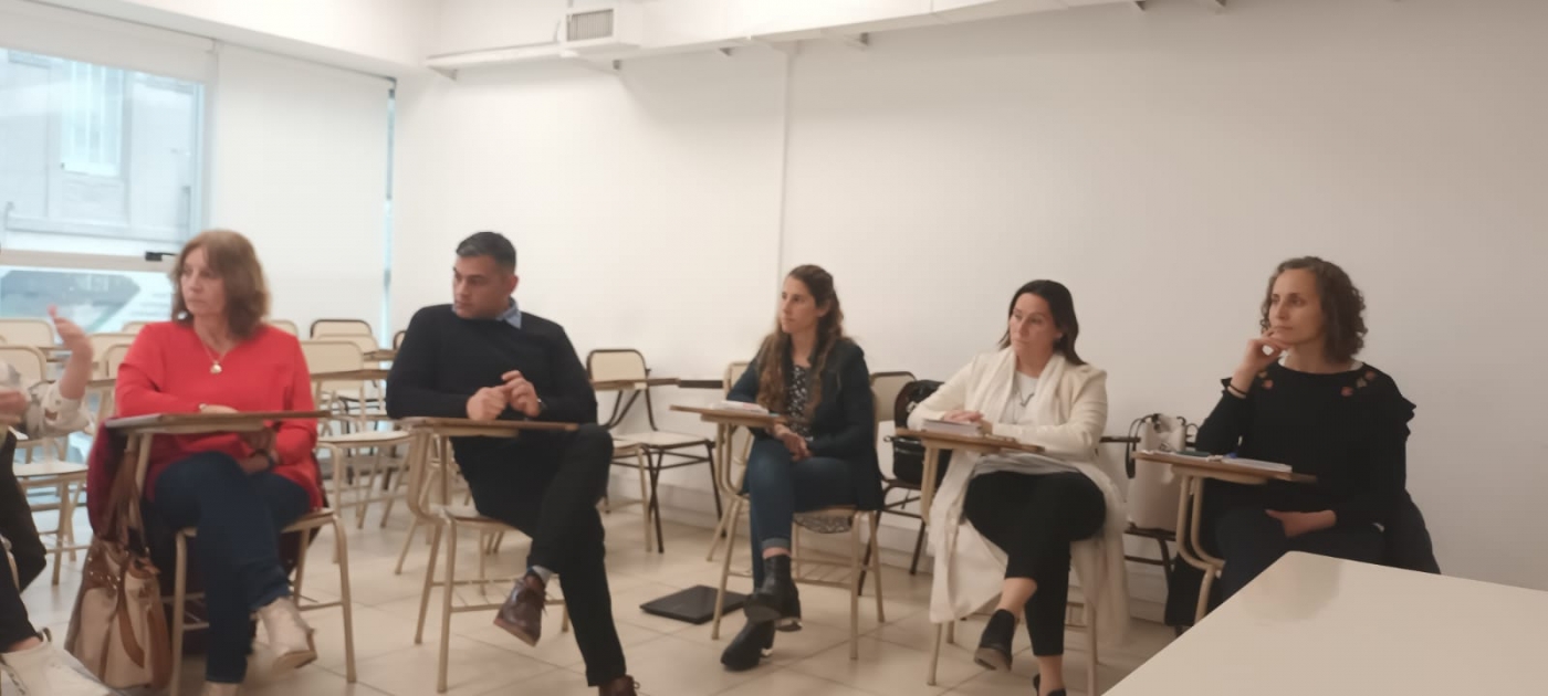 Visita de autoridades de la UCALP a la Sede Bahía Blanca