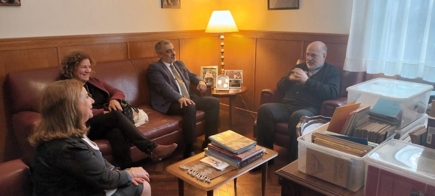Visita de autoridades de la UCALP a la Sede Bahía Blanca