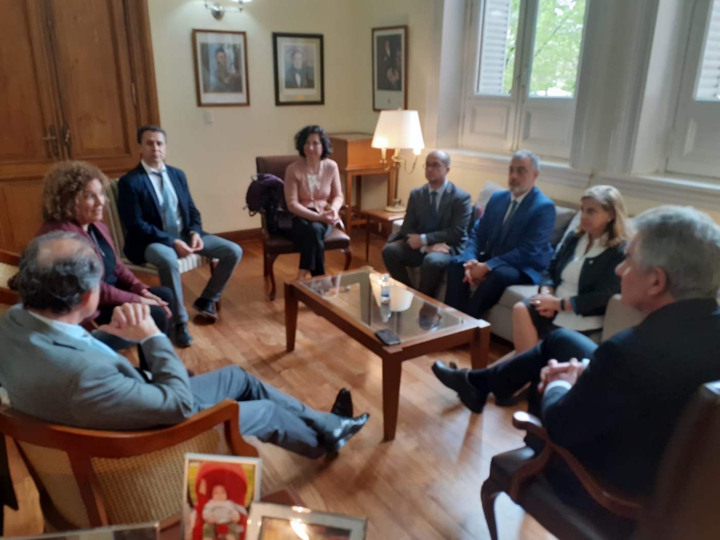 Visita de autoridades de la UCALP a la Sede Bahía Blanca