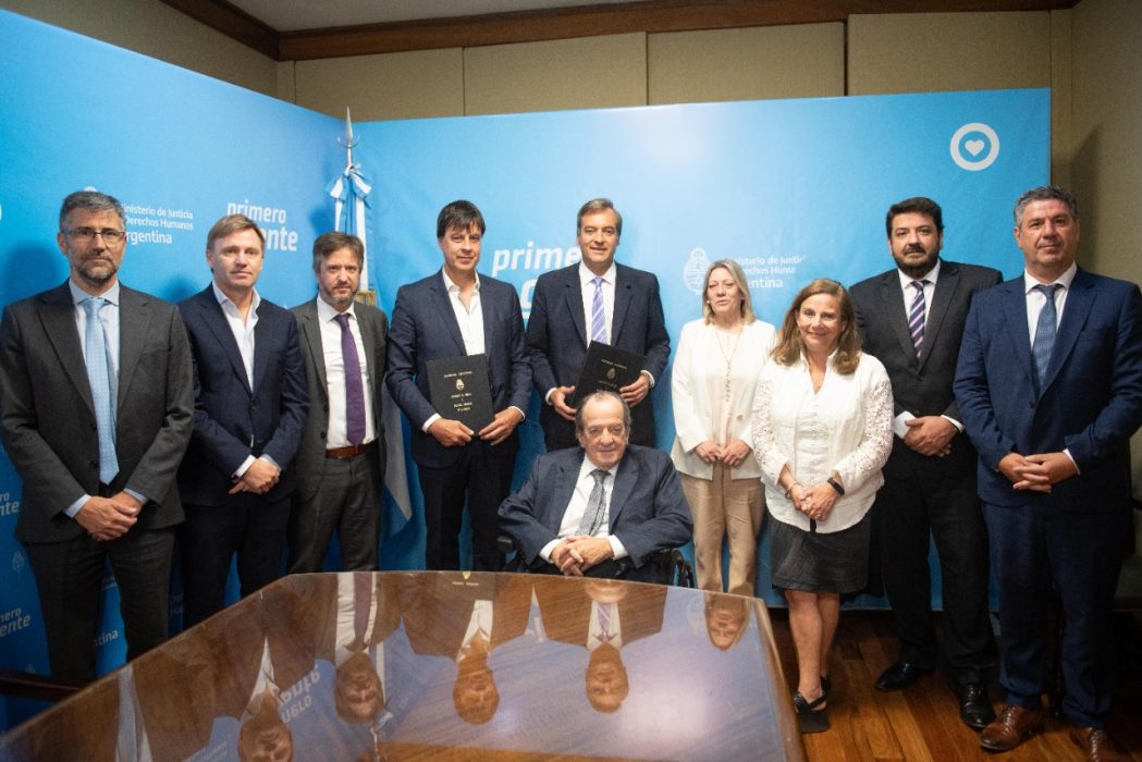 La UCALP acompañó la firma del convenio entre el CRUP y el Ministerio de Justicia y Derechos Humanos