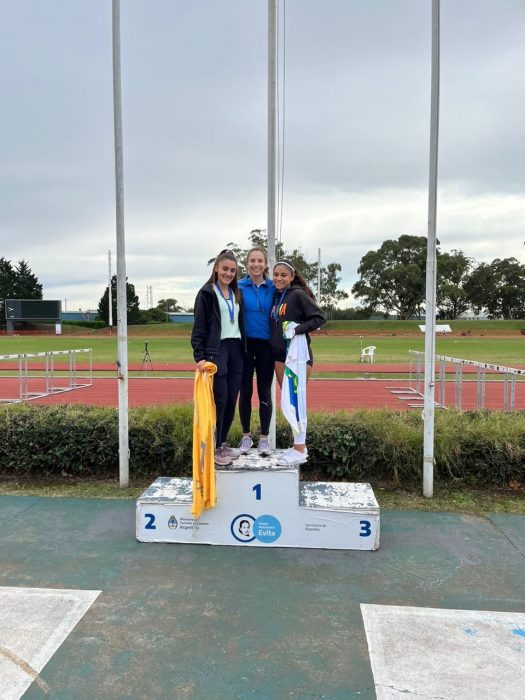 Alumna de la UCALP en el Campeonato provincial de mayores de atletismo