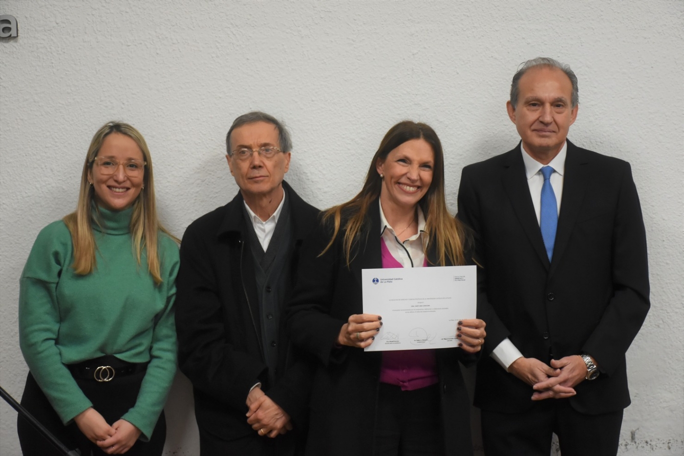 La Facultad de Derecho y Ciencias Políticas realizó un homenaje a los docentes con más de 25 años