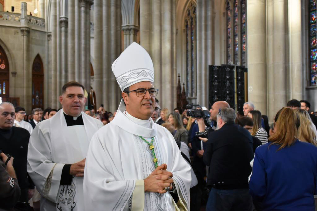 Monseñor Gabriel Mestre inició su ministerio como Arzobispo platense