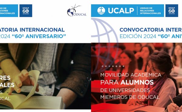 La UCALP lanza la edición 2024  de la Convocatoria Internacional de Movilidad para Profesores Investigadores y Alumnos