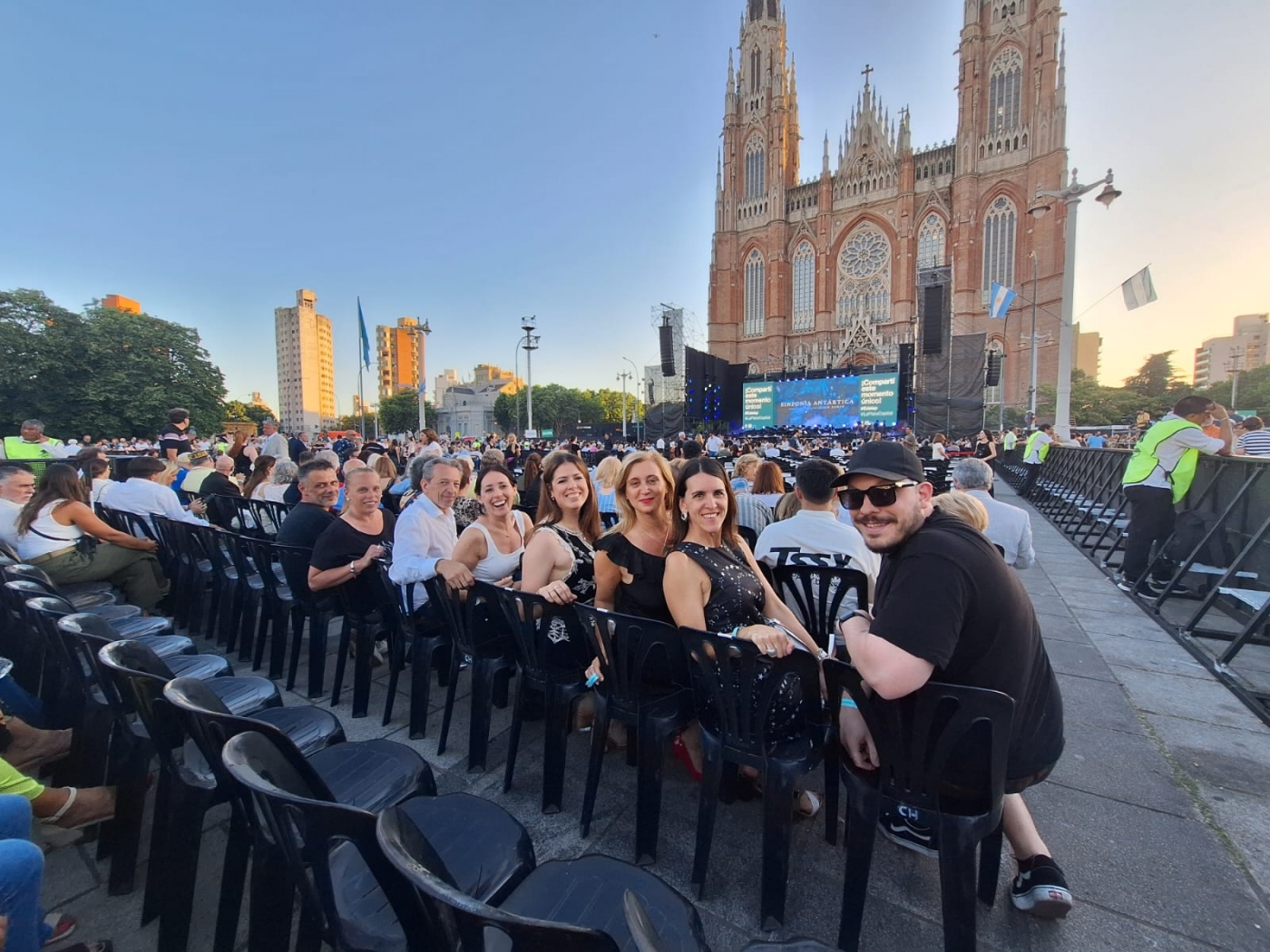 La UCALP participó de la histórica inauguración del nuevo sistema de iluminación y campanario de la Catedral 