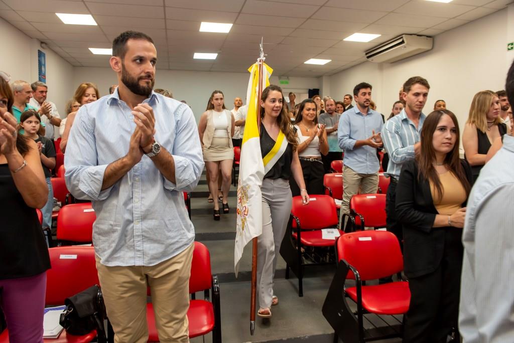Acto de colación en Bahía Blanca 