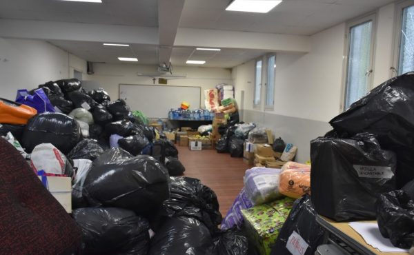 Colecta solidaria para ayudar a personas sin hogar