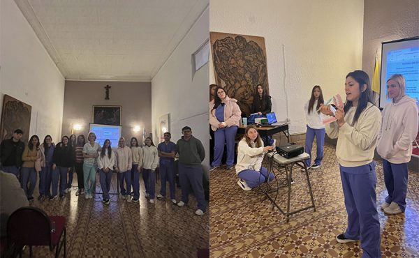 Salud bucal: alumnos de Odontología dieron una charla en el Colegio Mac Kay