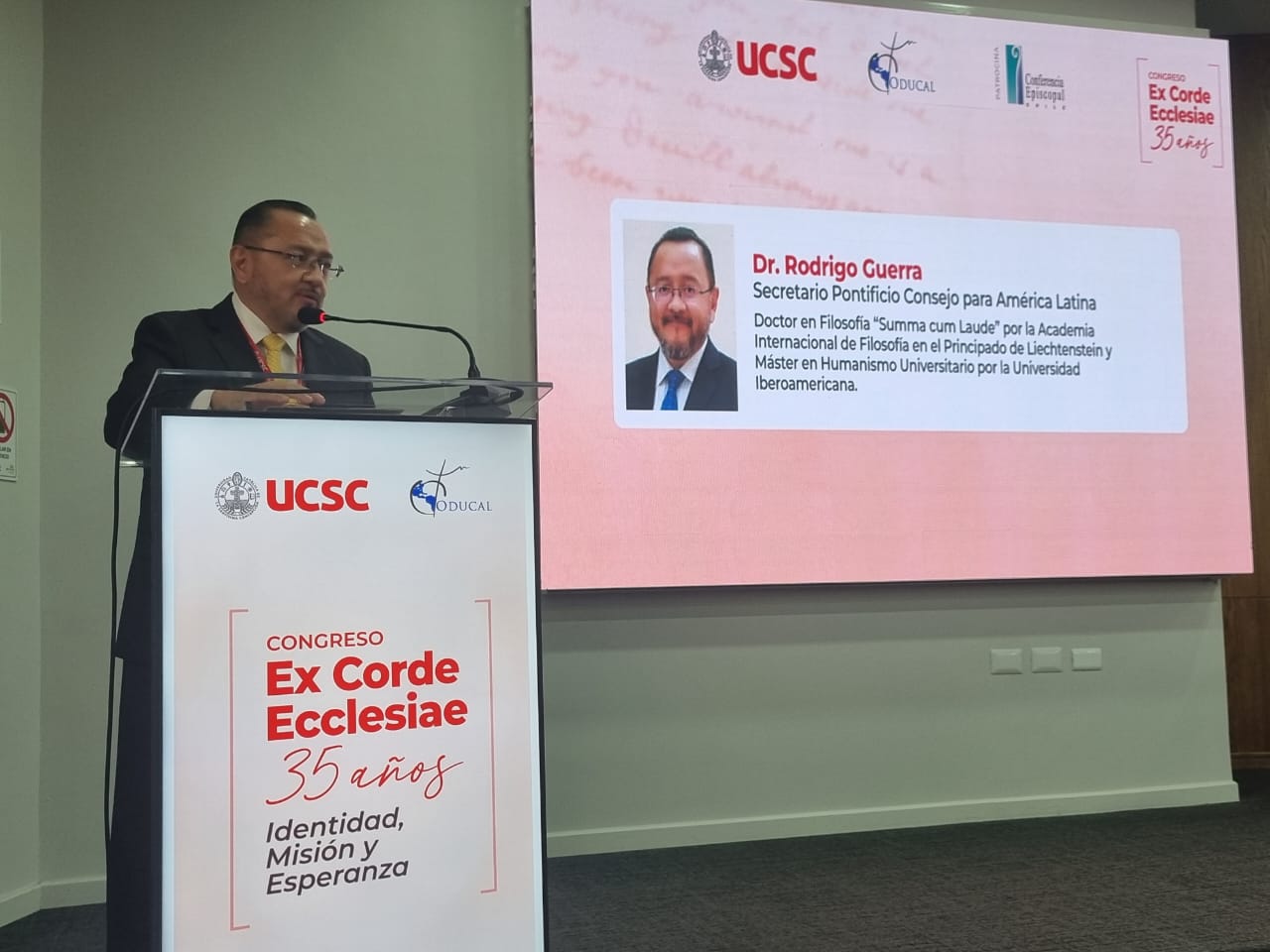 Nuestra universidad participa del Congreso Internacional “Ex Corde Ecclesiae, 35 años” en Chile