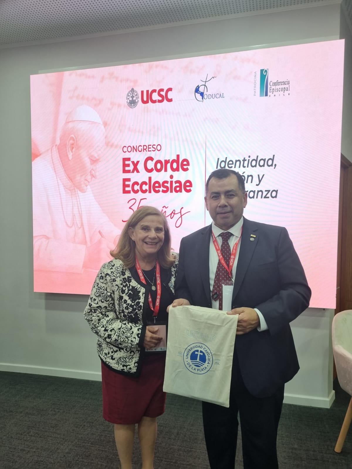 Nuestra universidad participa del Congreso Internacional “Ex Corde Ecclesiae, 35 años” en Chile