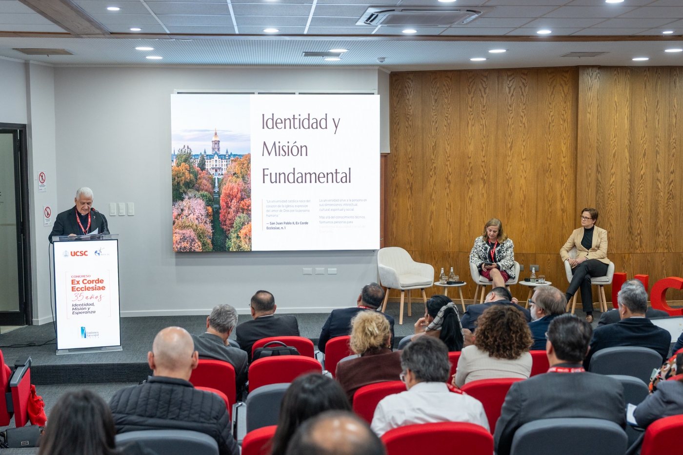 Nuestra universidad participa del Congreso Internacional “Ex Corde Ecclesiae, 35 años” en Chile
