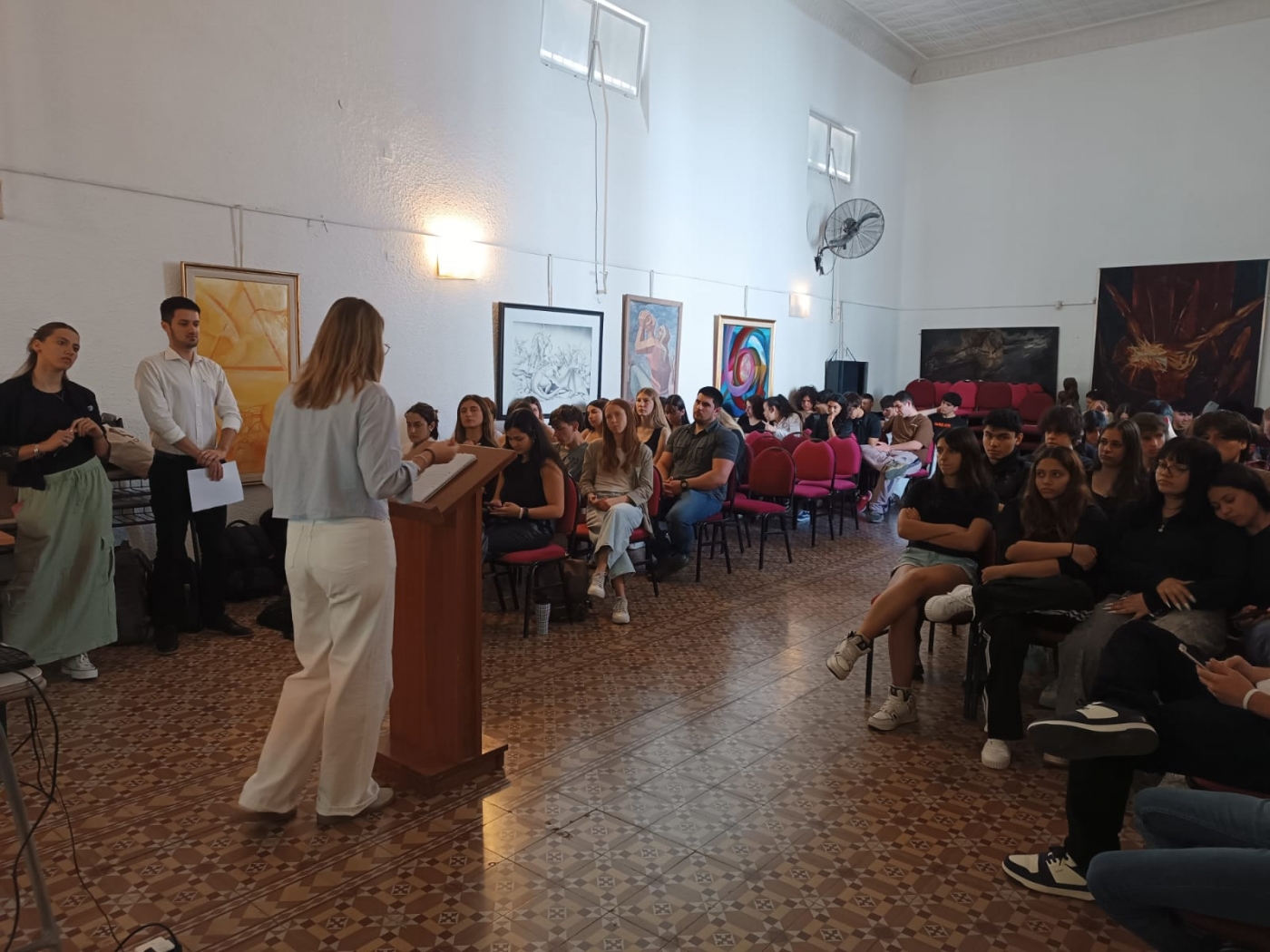 Estudiantes de Ciencia Política realizaron una simulación de campaña y proceso electoral
