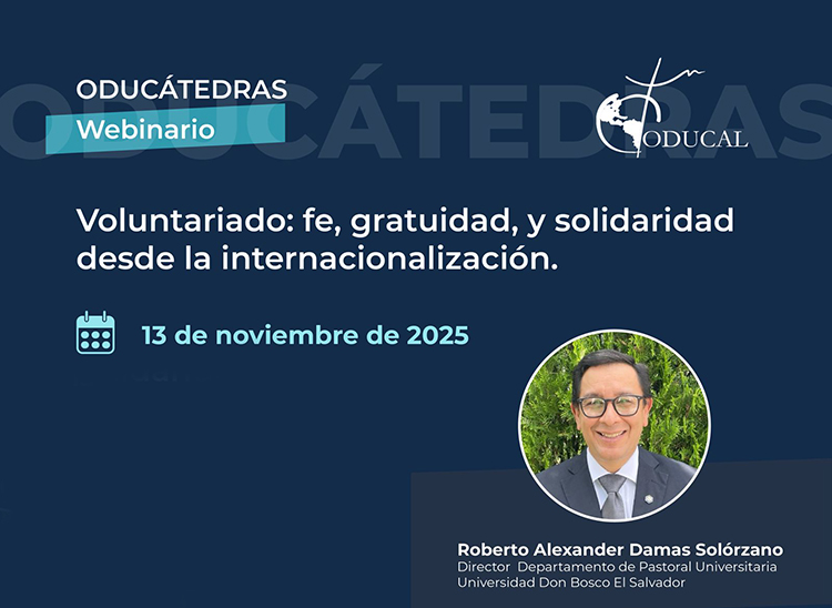 ODUCÁTEDRAS presentará un webinario sobre voluntariado y solidaridad en el ámbito universitario