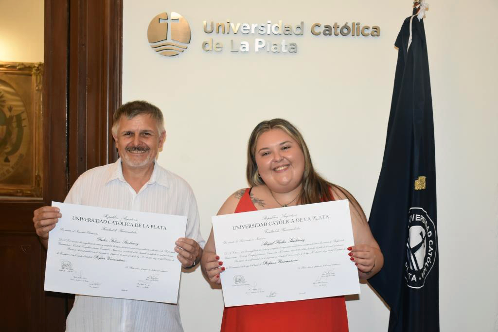 Padre e hija unidos por la docencia