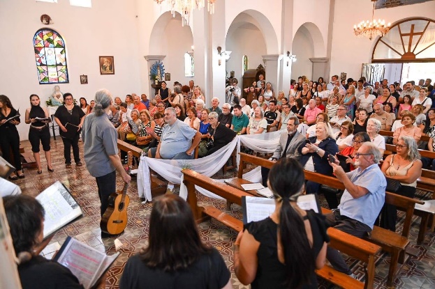 La Facultad de Arquitectura y Diseño acompañó el 150.° aniversario de la capilla Santa Clara de Asís