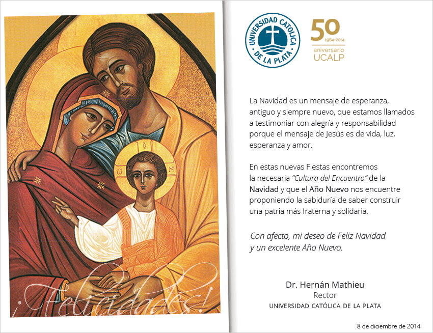 Tarjeta salutación 2014
