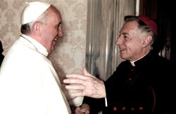El Papa alentó a Monseñor Aguer, Gran Canciller de la UCALP, a continuar su tarea pastoral