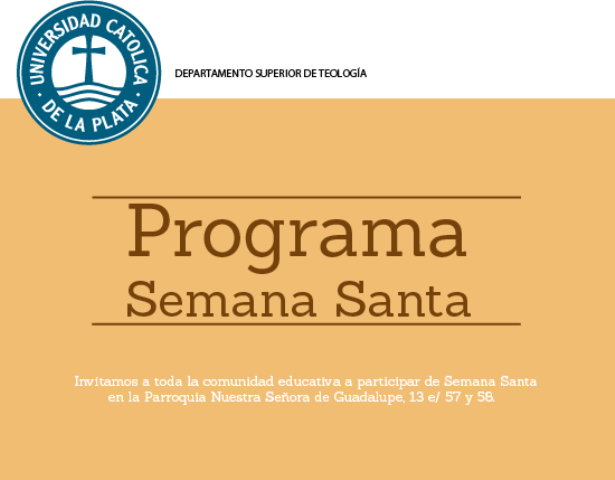 Semana Santa en la Parroquia Nuestra Señora de Guadalupe